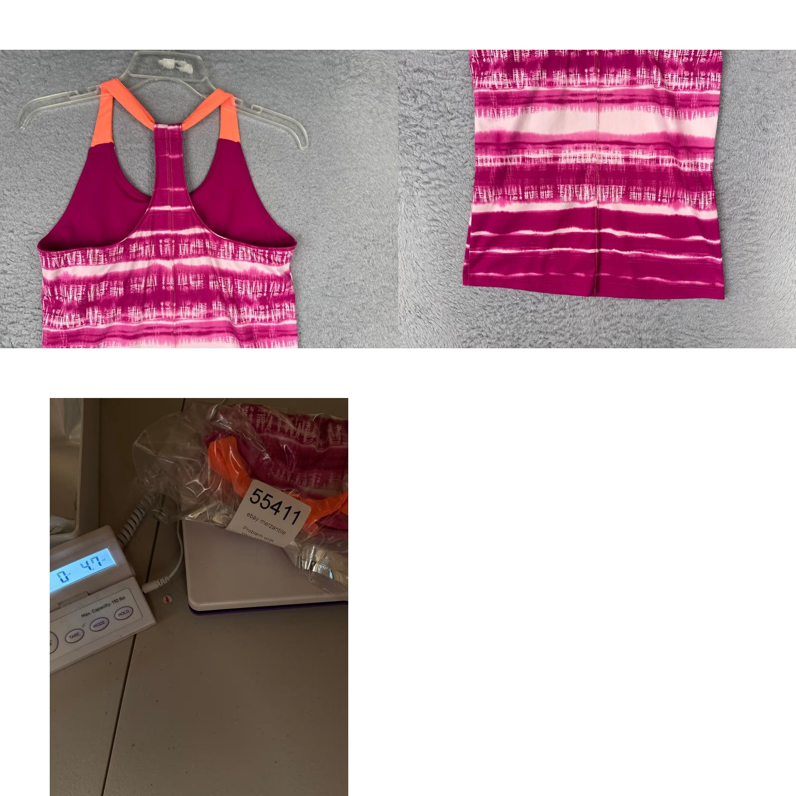 The North Face The North Face Shirt Women Small Pink Stripe Tank Sleeveless Scoop Neck Poly Gym Size S / US 4 / IT 40 - 9 Thumbnail