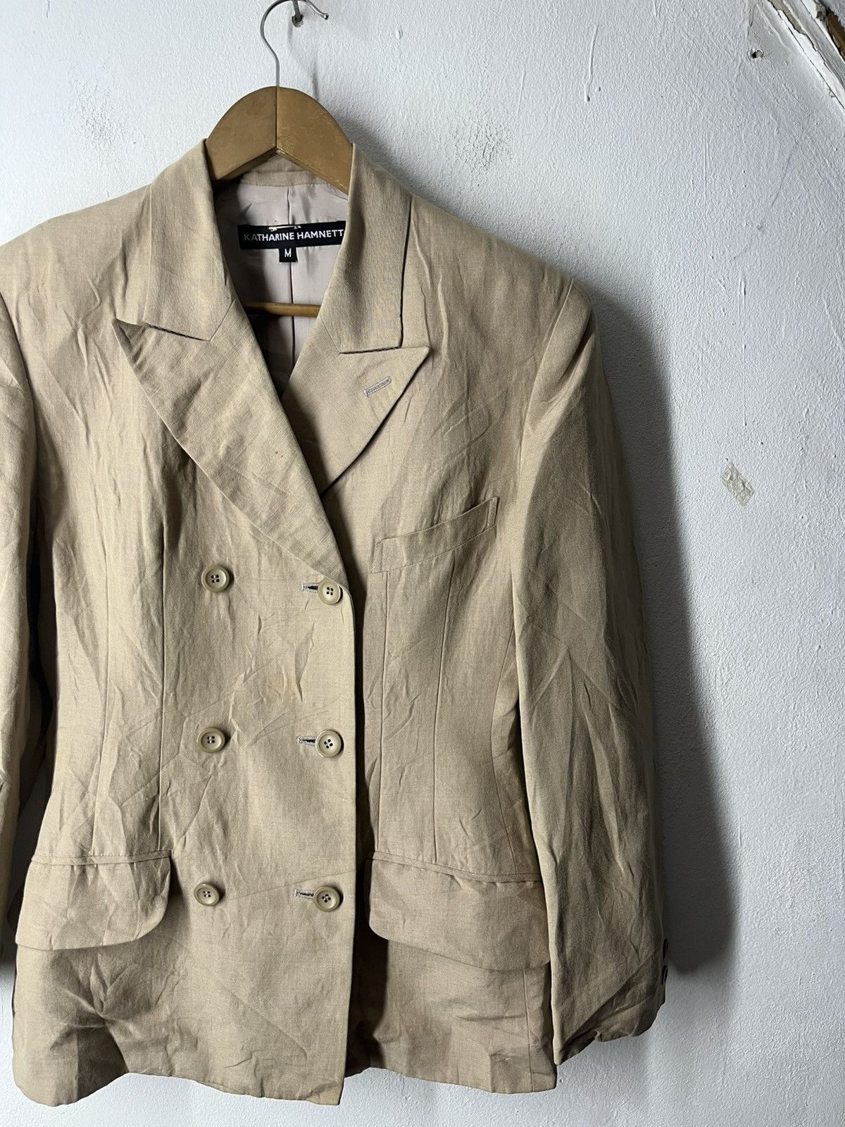 Katharine Hamnett London KATHARINE HAMNETT LONDON BLAZER COAT JACKET Size M / US 6-8 / IT 42-44 - 4 Thumbnail