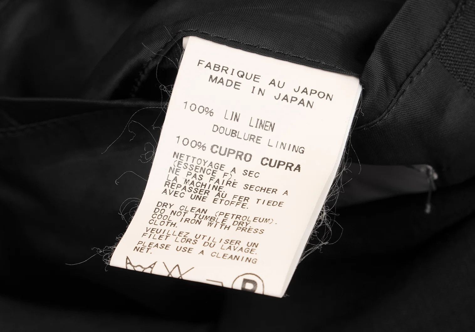 Yohji Yamamoto Yohji Yamamoto Linen Tailored Jacket Black 2 Size US M / EU 48-50 / 2 - 15 Thumbnail