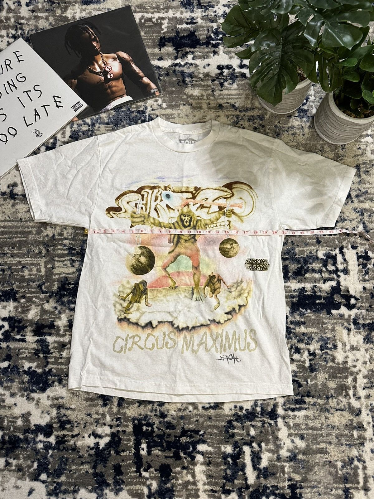Travis Scott Travis Scott Utopia Tour Tee Size US L / EU 52-54 / 3 - 5 Thumbnail