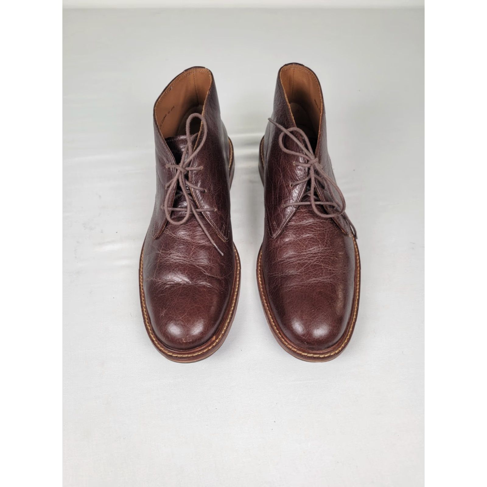 Cole Haan Cole Haan Brown Leather Size 8.5 M Chukka Style Lace Up Boots Mens Boots Leather Upper Ankle Shaft City Preppy Comfort Size US 9 / EU 42 - 2 Thumbnail