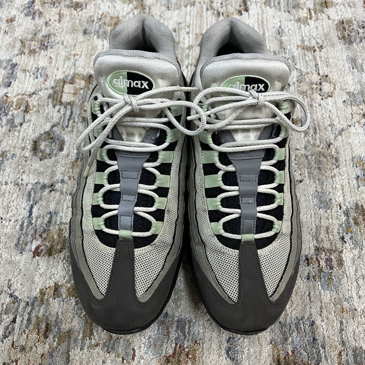 Nike Nike Air Max 95 Fresh Mint Gray 2019 Size US 10 / EU 43 - 3 Thumbnail