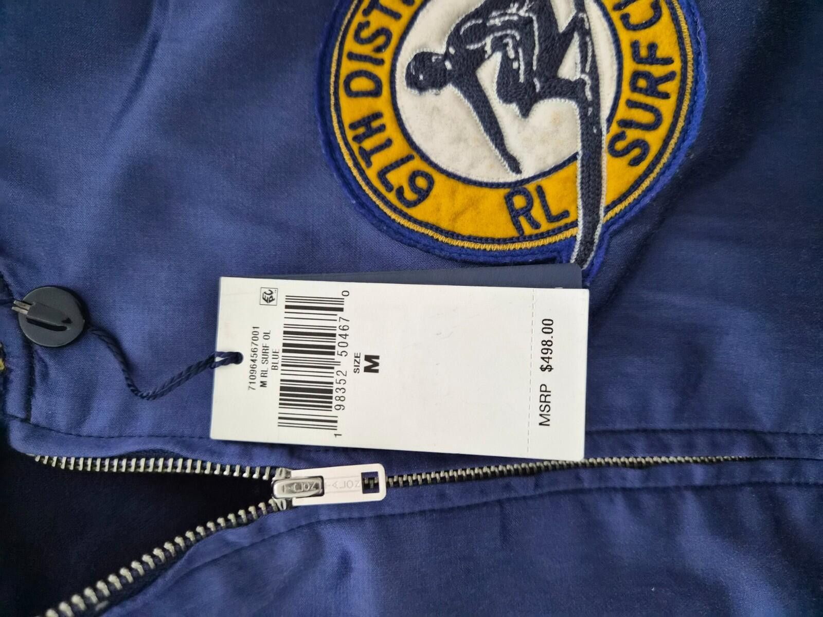 Polo Ralph Lauren Polo Ralph Lauren 67th District Satin Bomber Jacket M Blue Size US M / EU 48-50 / 2 - 3 Thumbnail