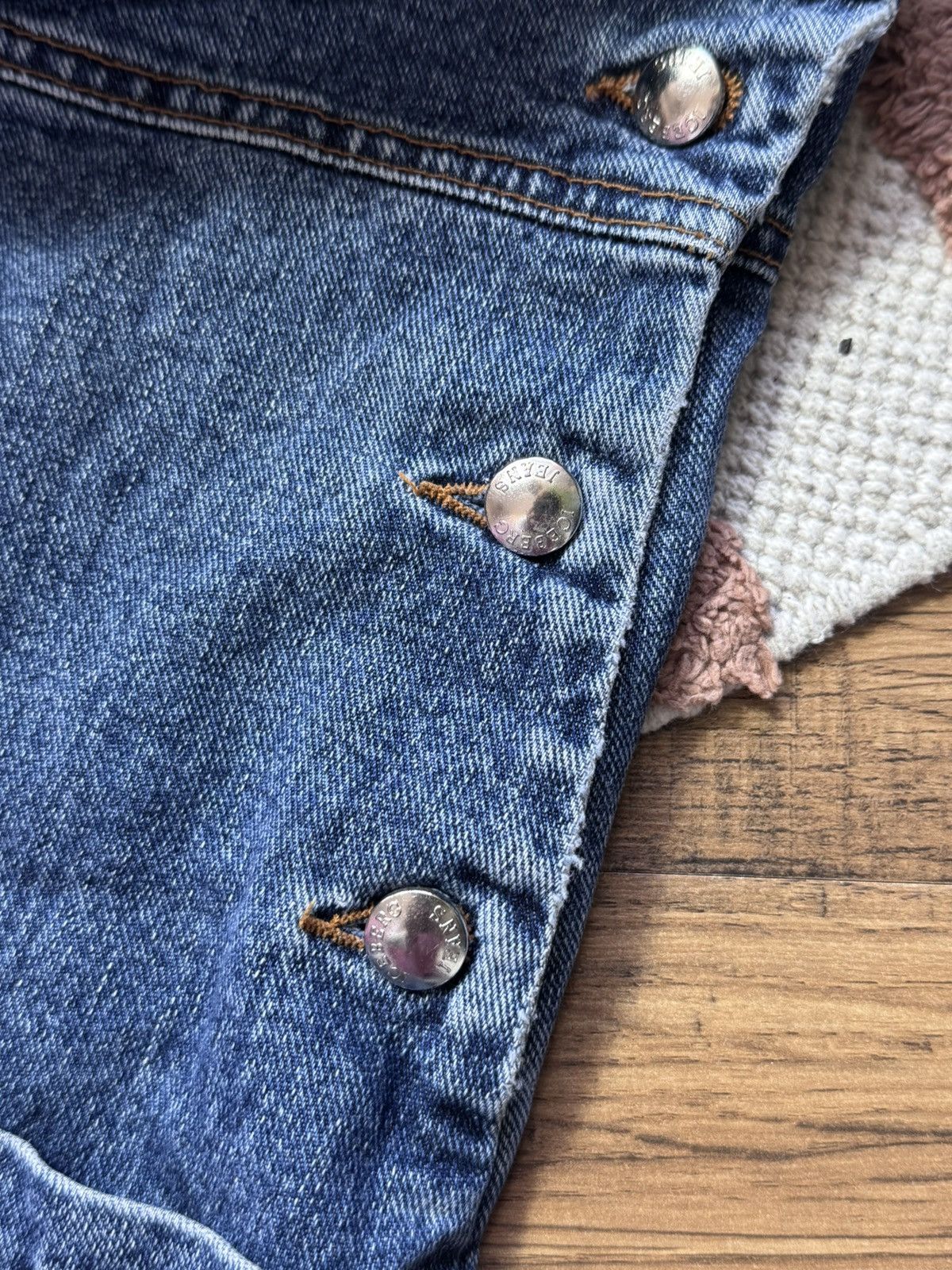 Iceberg VINTAGE ICEBERG 2000s DENIM MINI OVERALLS DRESS Size M / US 6-8 / IT 42-44 - 4 Thumbnail