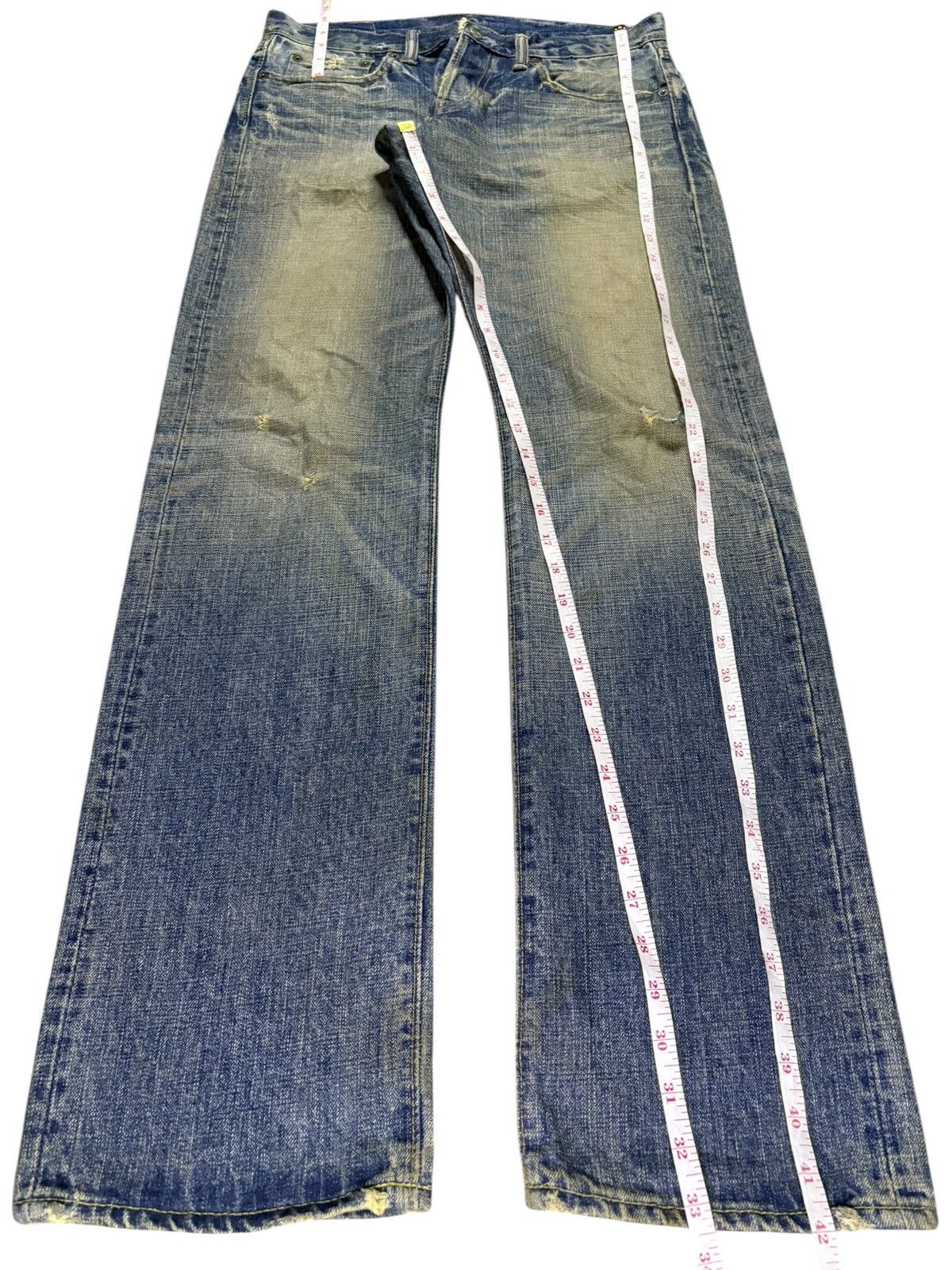 Eternal × Japanese Brand Vintage Japanese Eternal Mud Wash Distressed Loose Jeans Size US 28 / EU 44 - 13 Thumbnail