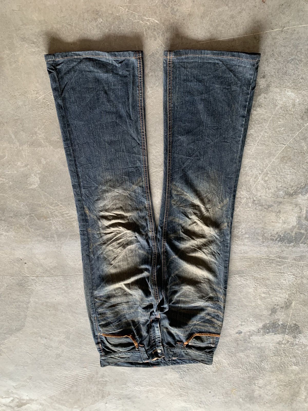 Edwin sick rusty mudwash flare EDWIN XV western style jeans | Grailed