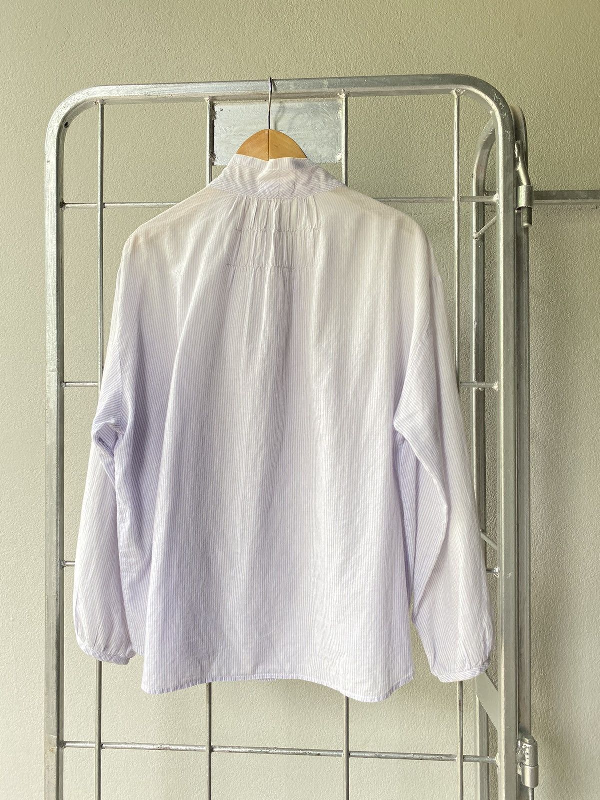 Issey Miyake Plantation stripped white blouse Size M / US 6-8 / IT 42-44 - 4 Thumbnail