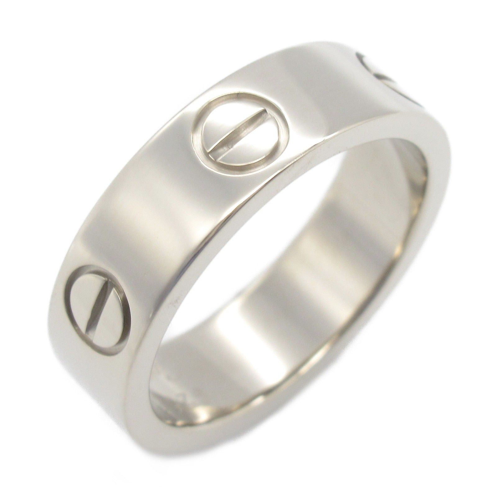 Cartier Cartier Love Ring K18Wg (White Gold) Silver Size ONE SIZE - 1 Thumbnail
