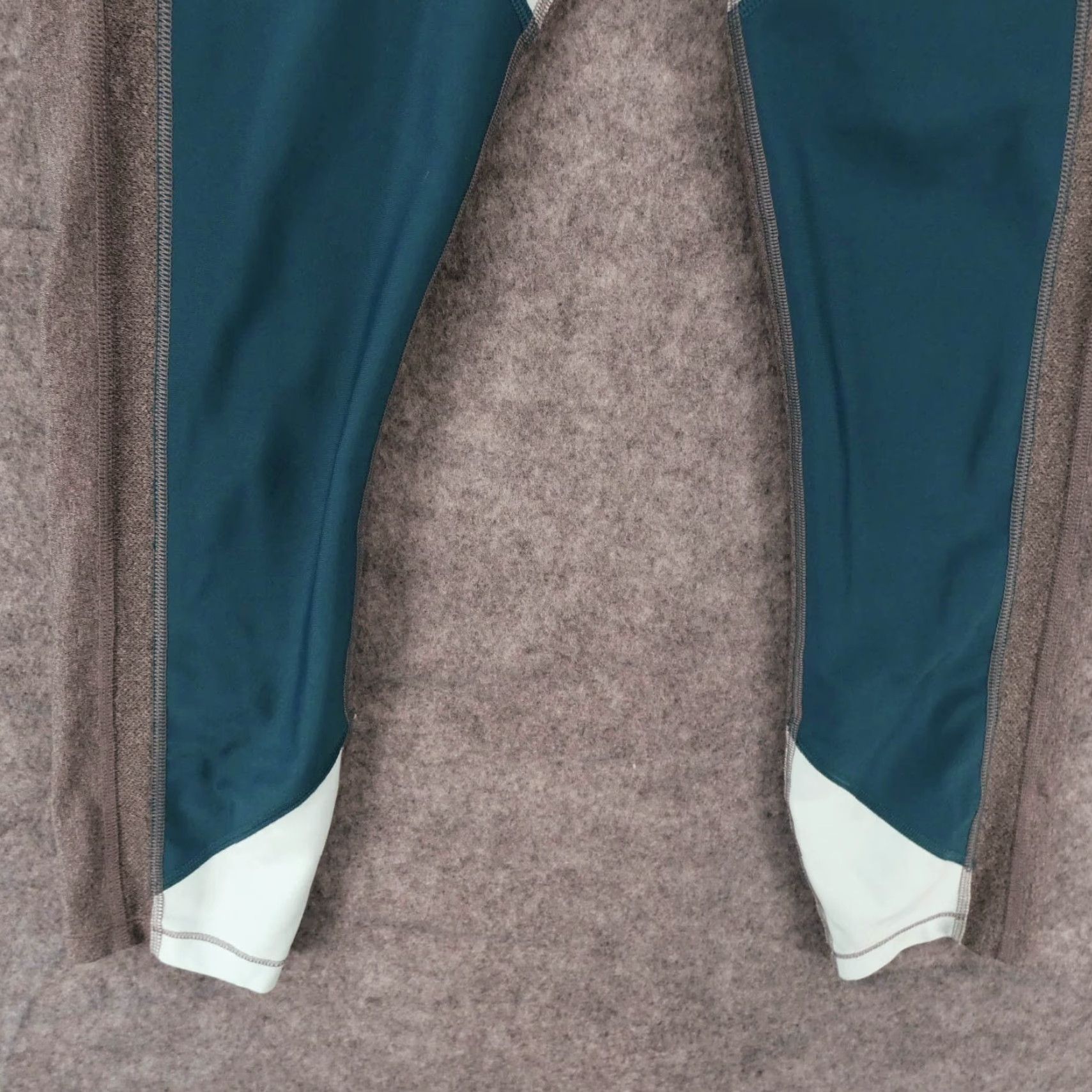 Under Armour Under Armour Pants Womens Large Gray Turquoise Compression HeatGear Workout Size 36" / US 14 / IT 50 - 4 Thumbnail