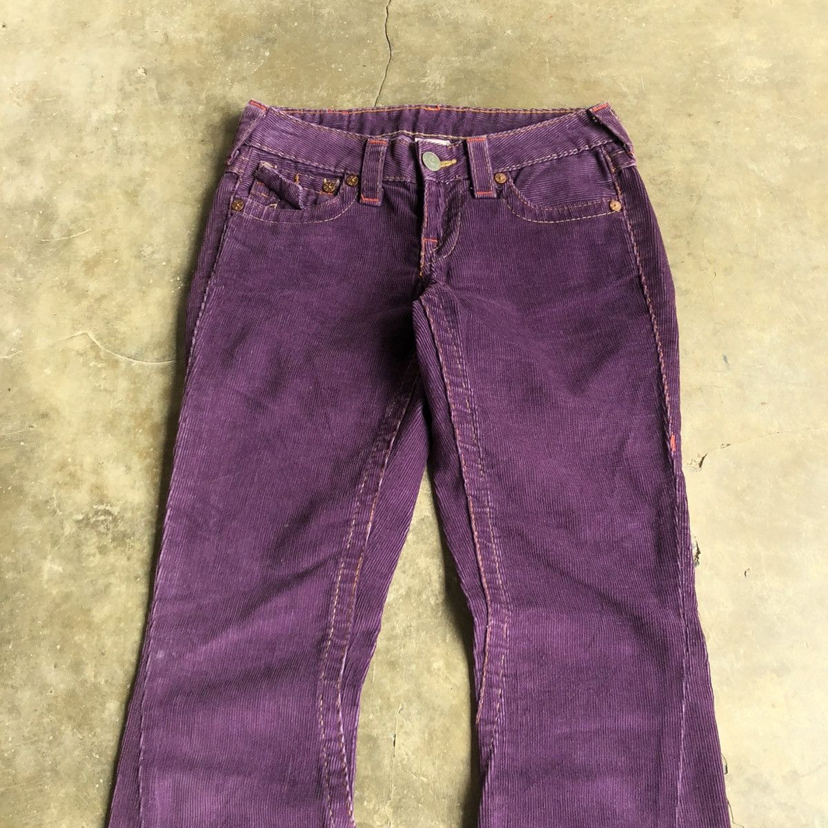 True Religion Vintage True Religion USA Bootcut Flared Corduroy Pants Size US 27 - 10 Thumbnail