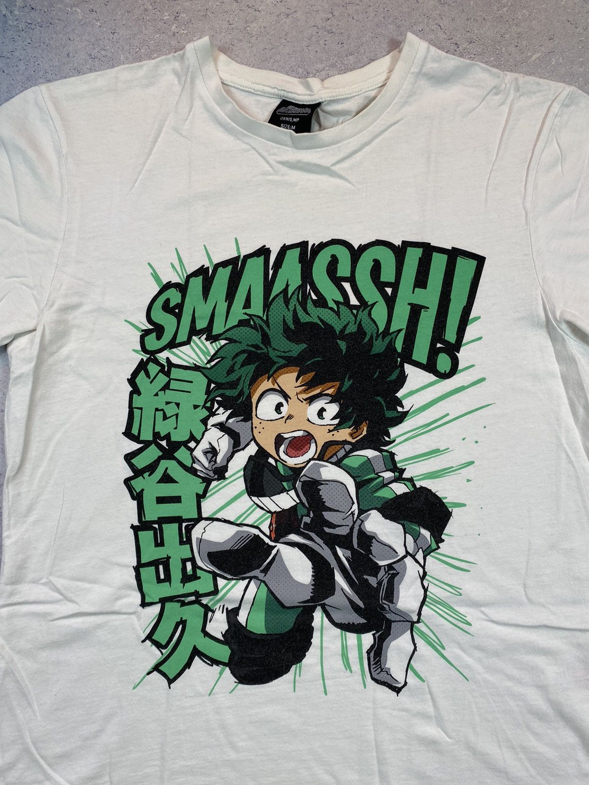 Anime My Hero Academia Men’s T-Shirt with Big Logo Size Medium Size US M / EU 48-50 / 2 - 4 Thumbnail