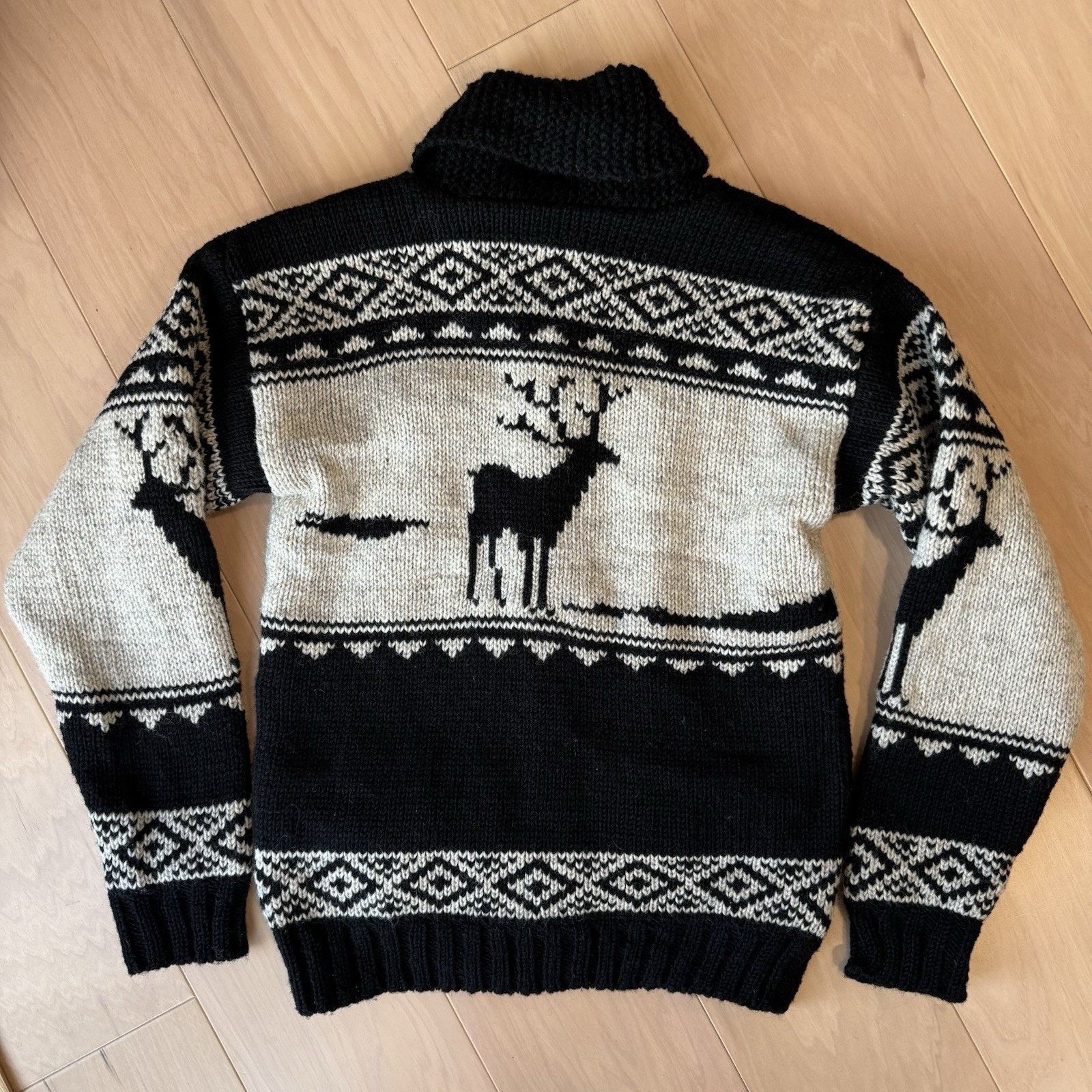 Other Lost Horizons Sweater Small Multicolor Wool Cowichan Deer Size US S / EU 44-46 / 1 - 9 Thumbnail