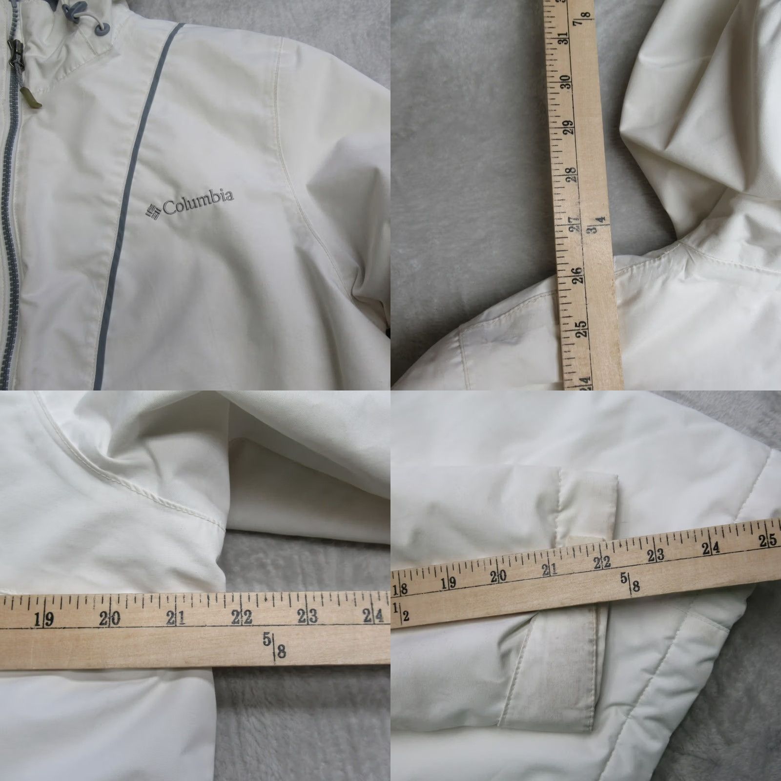 Rains Columbia Womens Large Zip Insulated Outdoor Windbreaker Jacket Size L / US 10 / IT 46 - 8 Thumbnail