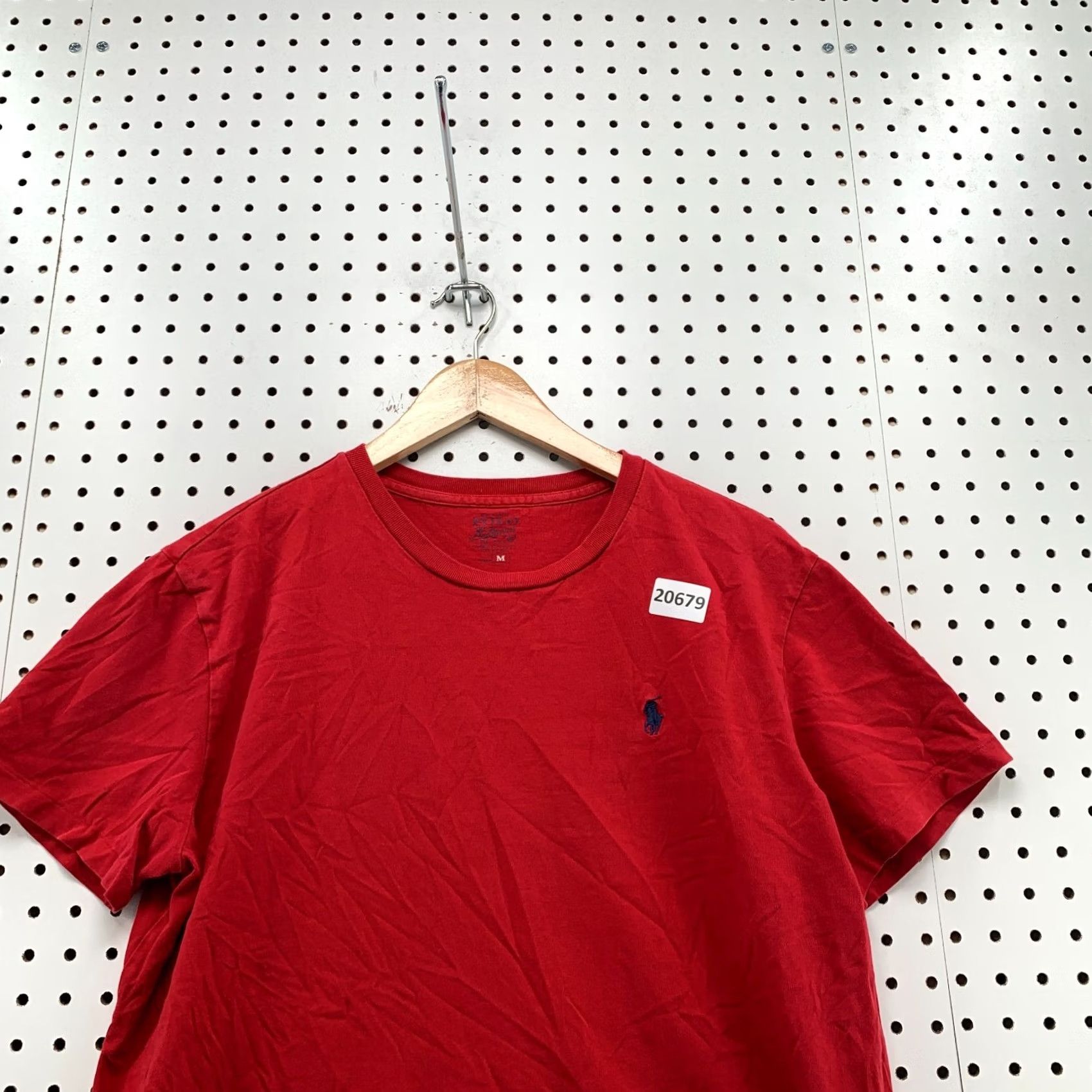Polo Ralph Lauren Polo Ralph Lauren Shirt Mens Medium Red Blue Pony Short Sleeve Crew Neck 20x26 Size US M / EU 48-50 / 2 - 2 Thumbnail