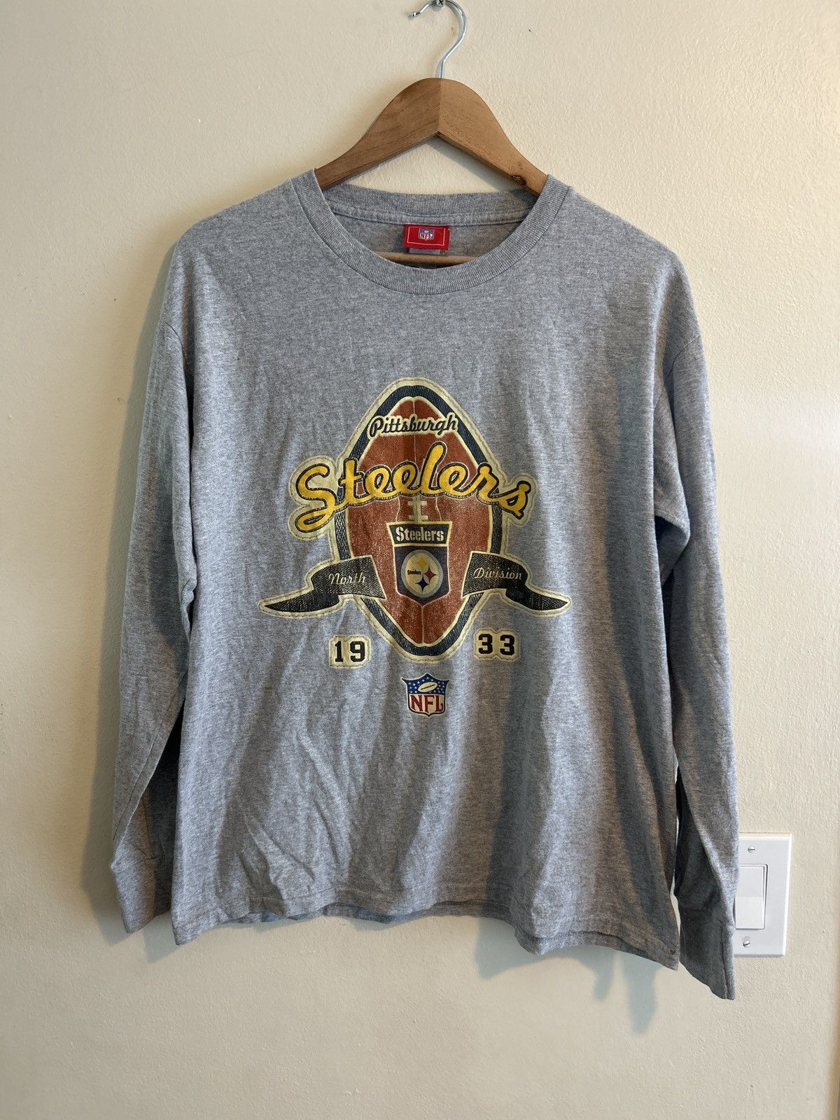 NFL × Vintage Vintage NFL 2004 Pittsburgh Steelers long sleeve Size US M / EU 48-50 / 2 - 1 Thumbnail