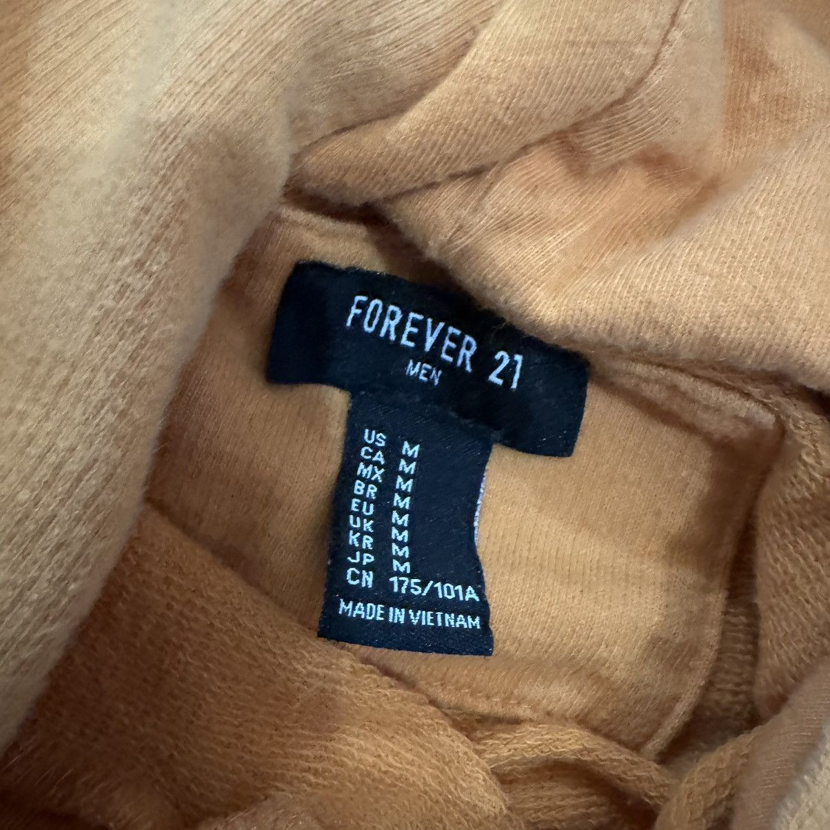 Forever 21 HKP / Forever21 Sleeveless Hooded Sweatshirt Orange Med Used Size US M / EU 48-50 / 2 - 4 Thumbnail