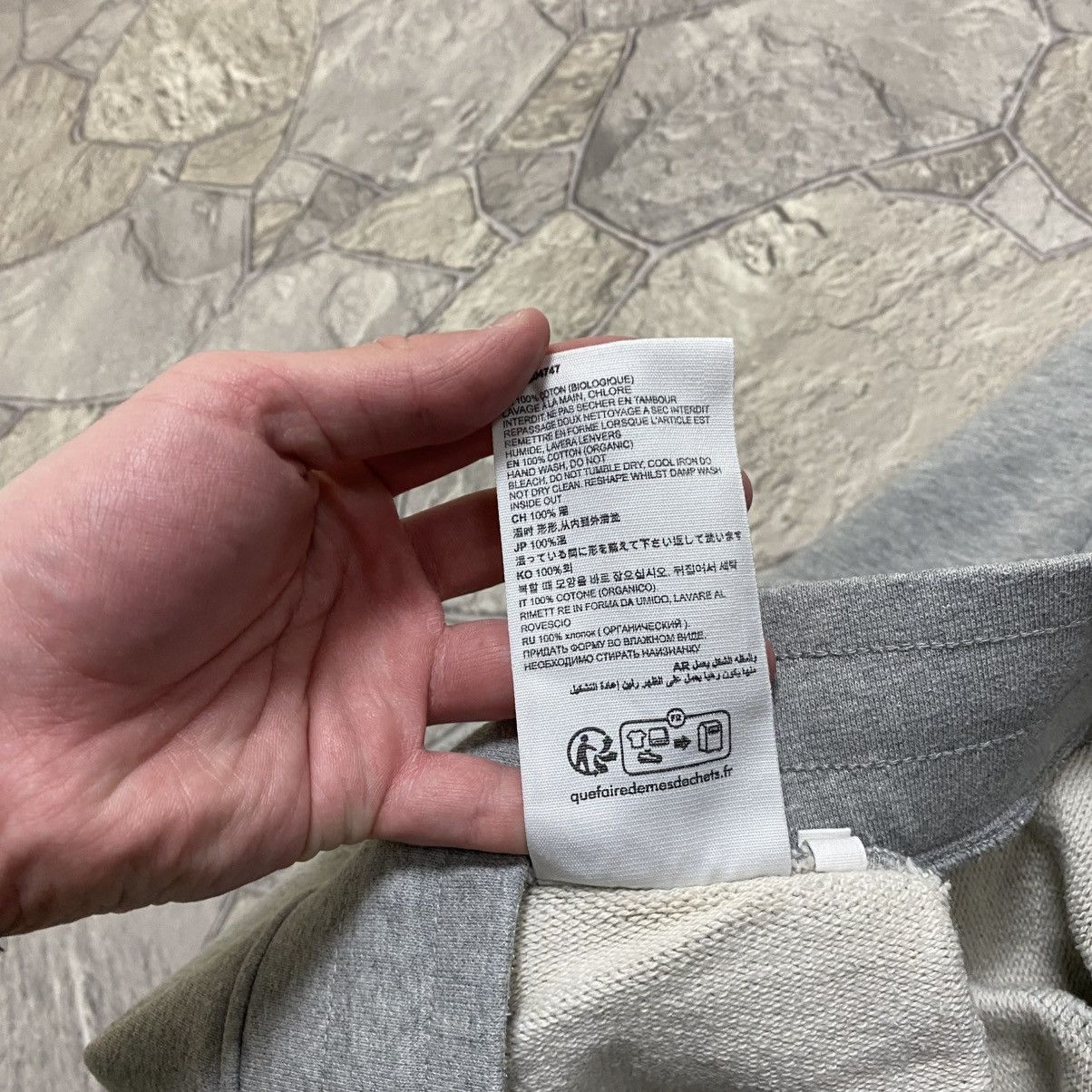 AMI Ami Paris Classic Grey Heart Logo Sweatpants Joggers Size US 36 / EU 52 - 9 Thumbnail