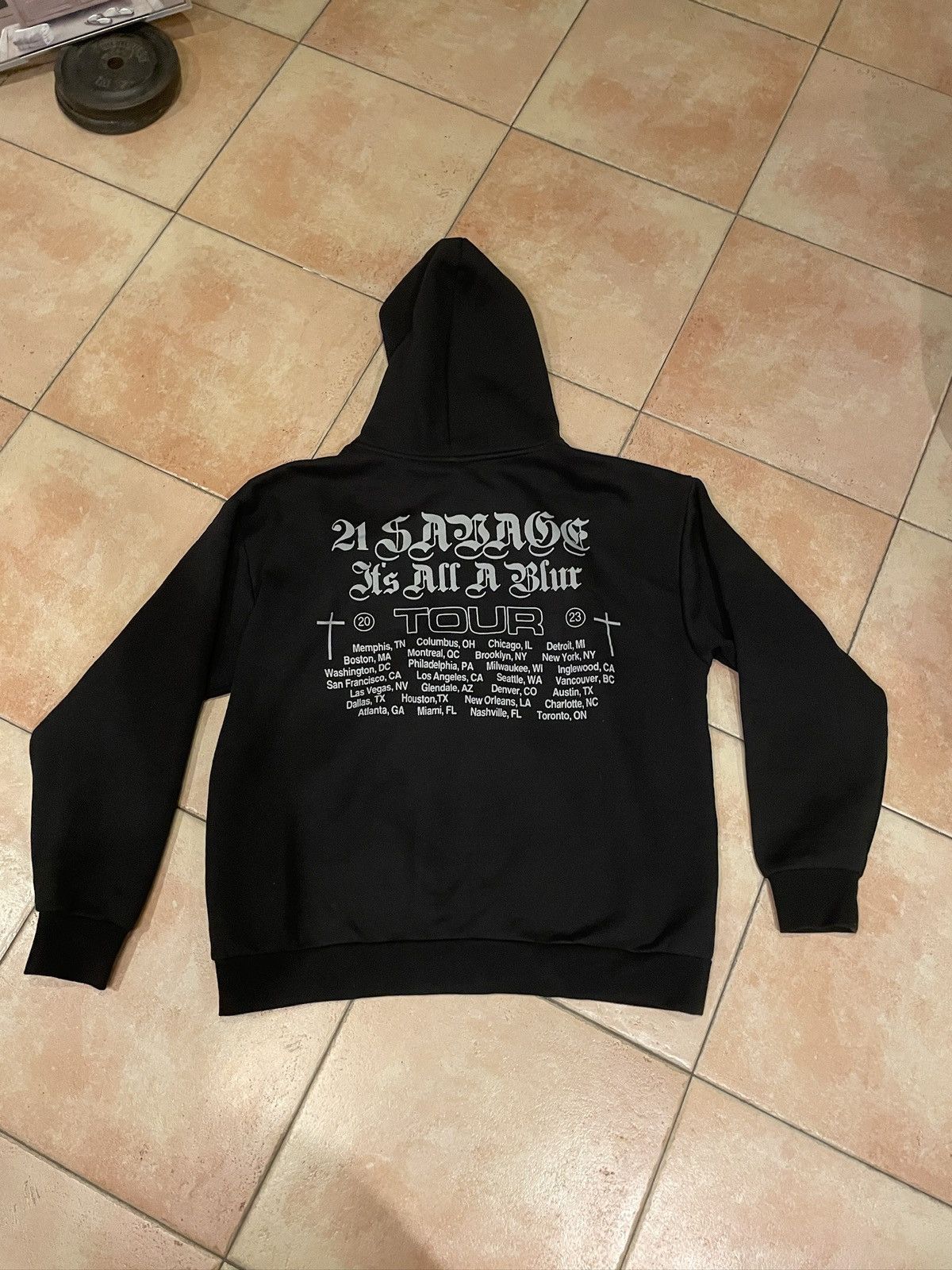Other Drake x 21 Savage It’s All A Blur Concert Hoodie Size US XXL / EU 58 / 5 - 2 Thumbnail