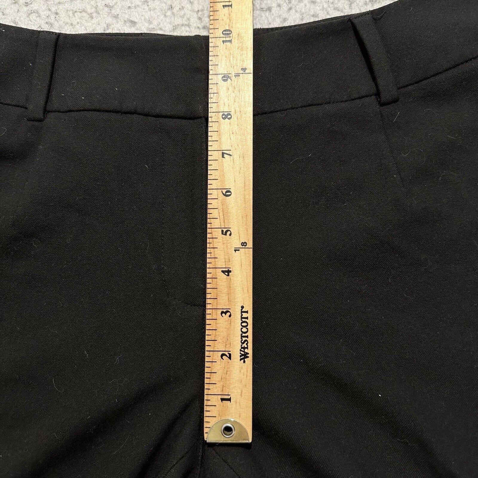 Liz Claiborne Liz Claiborne 10 Audra Comfort Stretch Dress Pants Black Size 32" / US 10 / IT 46 - 10 Thumbnail