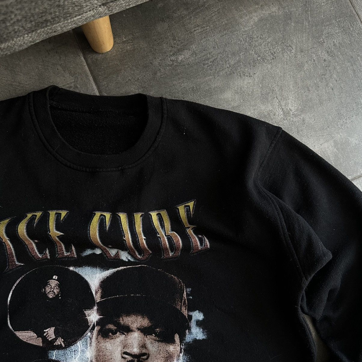 Rap Tees × Vintage Vintage Ice Cube Rap Sweatshirt Big Logo Y2K 00s Music Size US M / EU 48-50 / 2 - 8 Thumbnail
