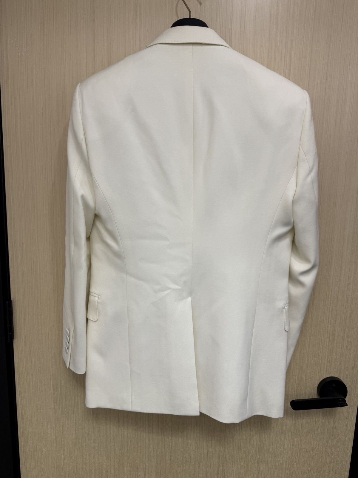 Alexander McQueen Alexander McQueen ivory wool blazer jacket 48 Size 48R - 3 Thumbnail