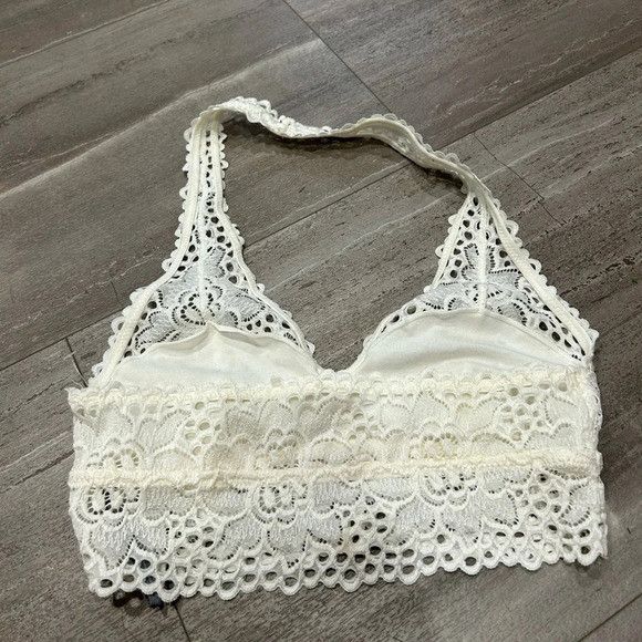 American Eagle Outfitters Aerie Lace Halter Bralette Size ONE SIZE - 3 Thumbnail