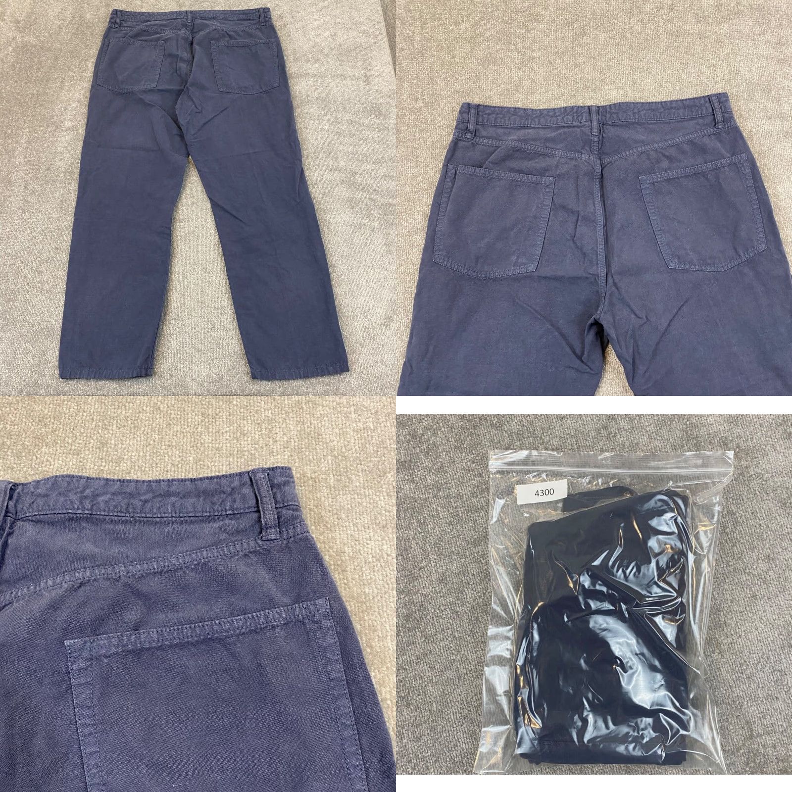 Vintage VINTAGE Best Made Co. Pants Mens 38x32 Blue Twill Khaki Linen Blend Straight 5-Pocket Mens Size US 38 / EU 54 - 8 Thumbnail