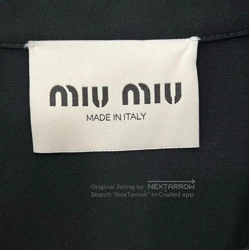 Miu Miu Miu Miu Black Long Sleeve Dress for Women . Size M / US 6-8 / IT 42-44 - 5 Thumbnail