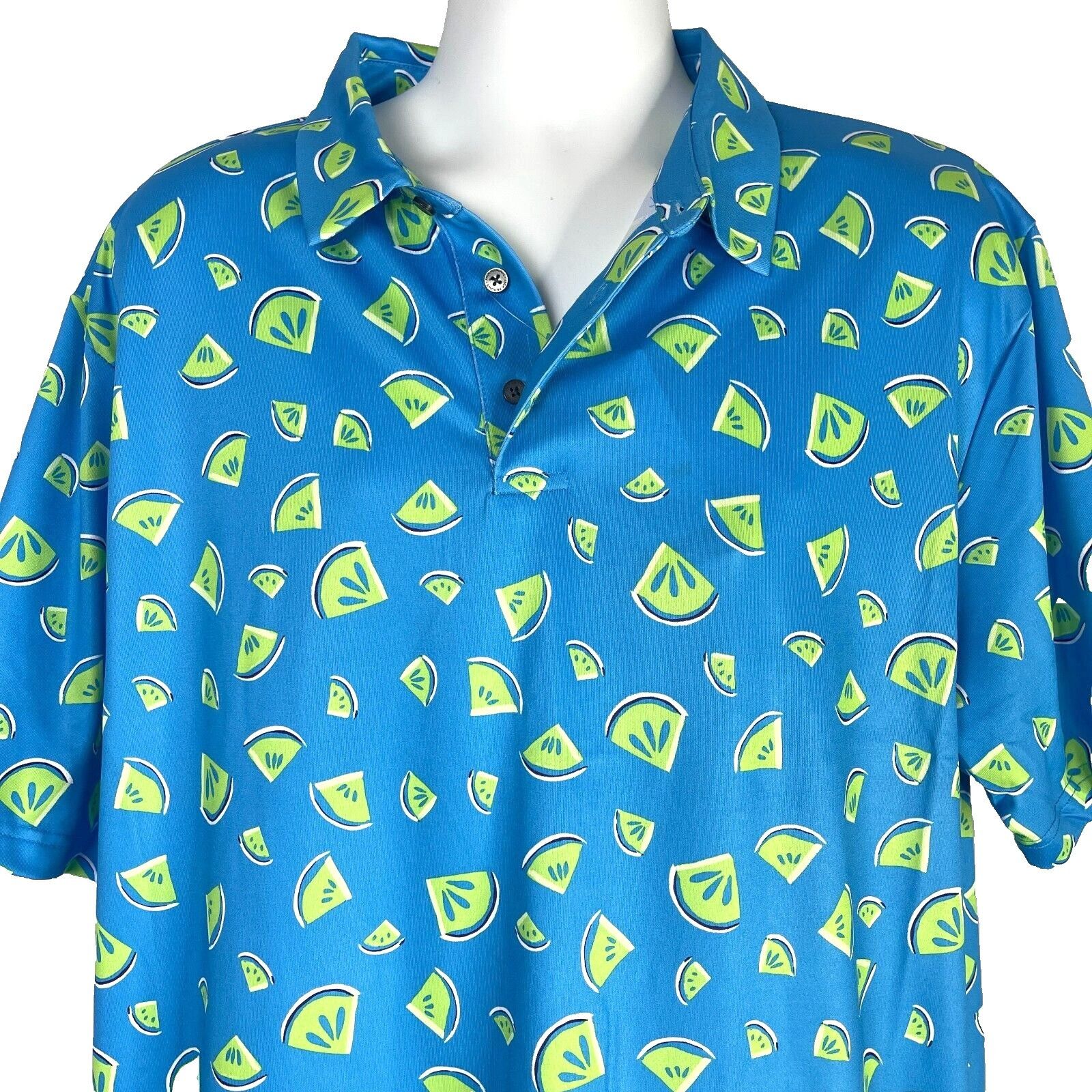 Other Jack Nicklaus Eco Choice Fruit Wedge Golf Shirt size XL Mens Size US XL / EU 56 / 4 - 1 Thumbnail