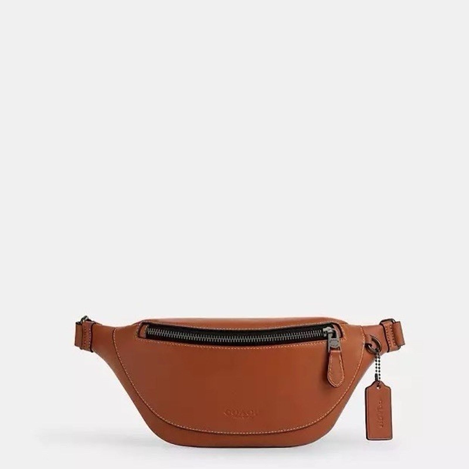 Coach NWT Coach Warren Mini Belt Bag CBI29 Gunmetal/Tan Size ONE SIZE - 5 Thumbnail