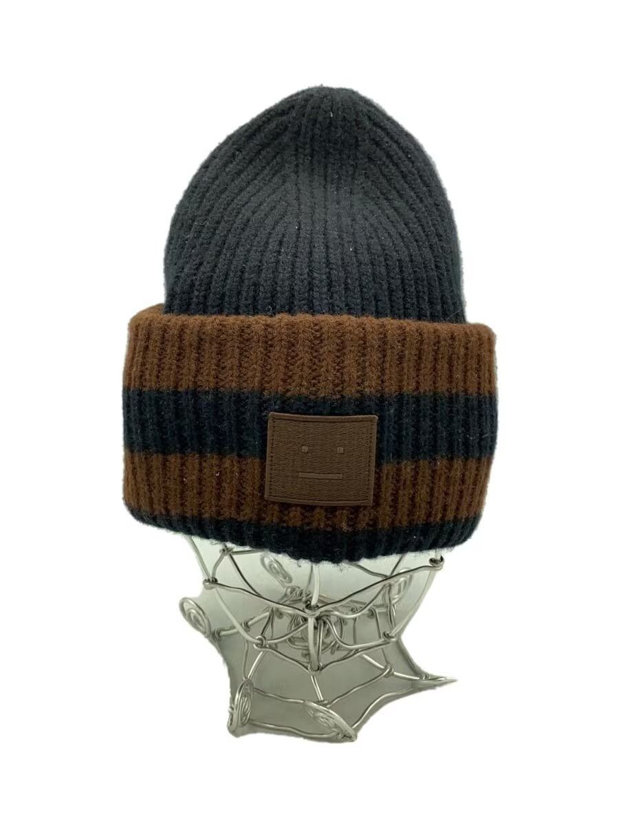 Acne Studios Striped Wool Knit Beanie Size ONE SIZE - 1 Thumbnail