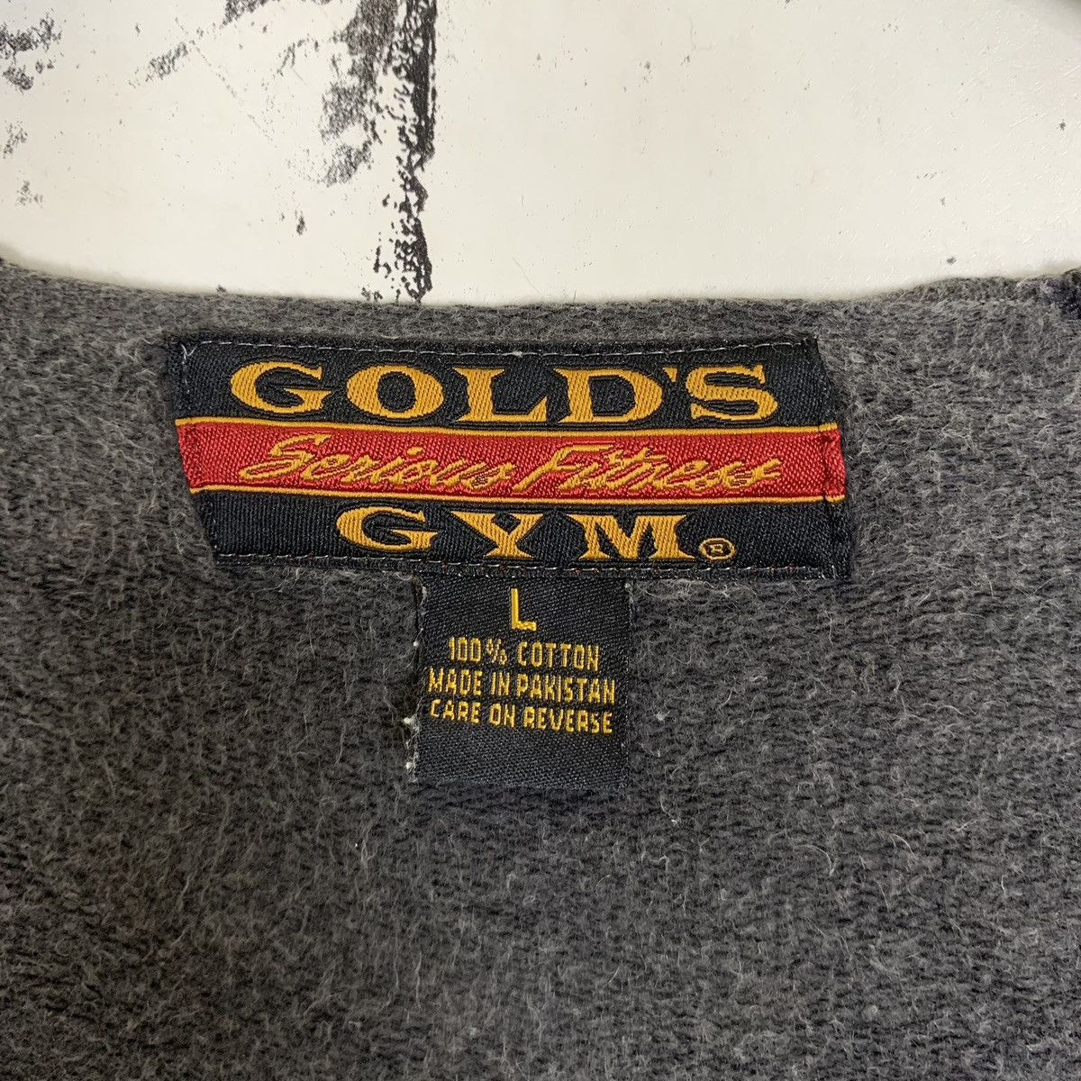 Vintage Vintage Gold Gym Workout Sweatshirt Size US L / EU 52-54 / 3 - 8 Thumbnail