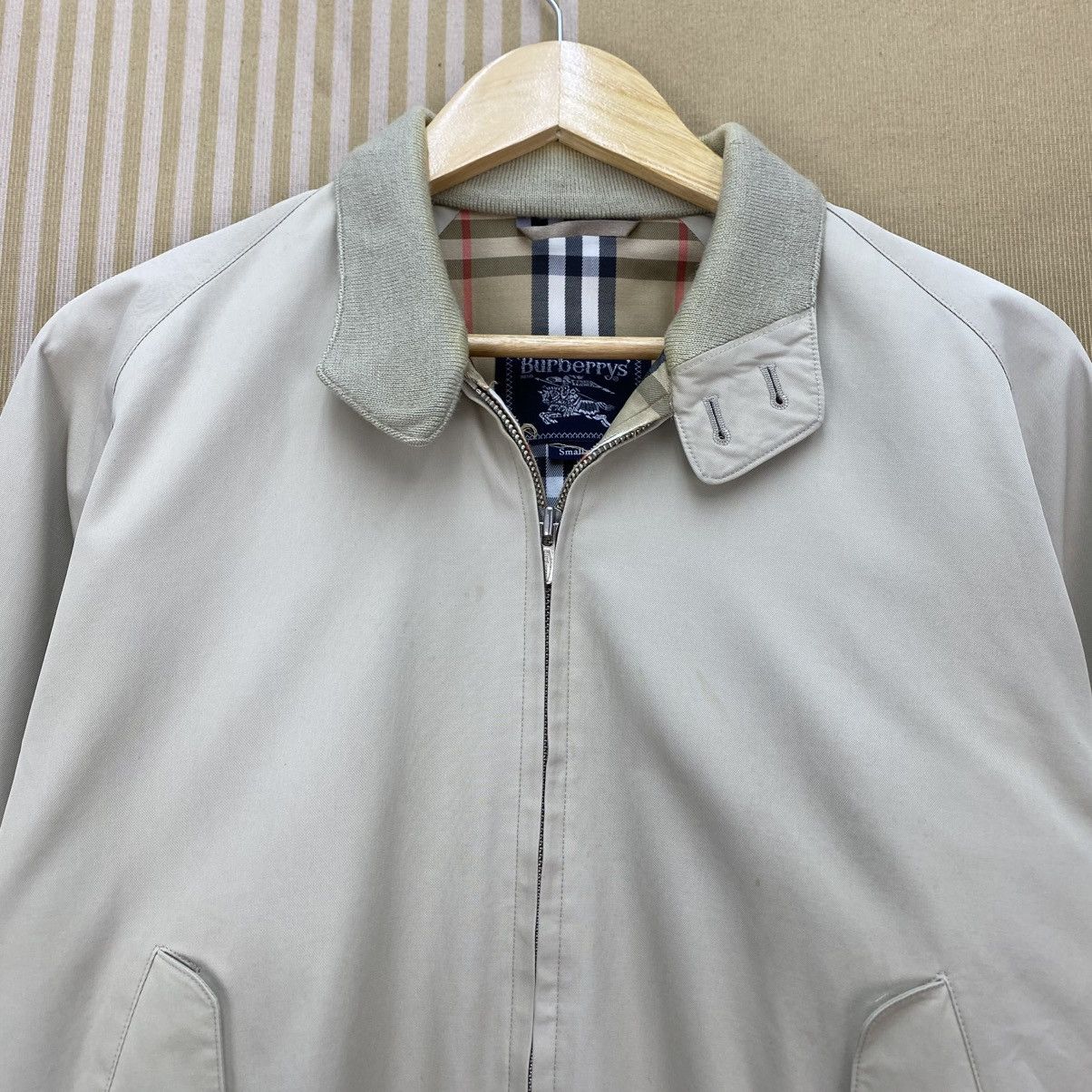 Burberry 🌺Vintage Burberrys 90s Bomber Nova Check Jacket Size US S / EU 44-46 / 1 - 3 Thumbnail