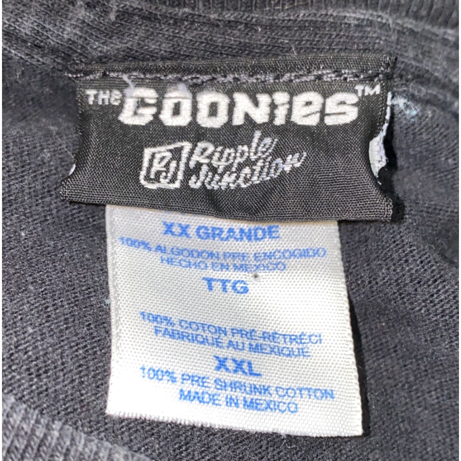 Ripple Junction The Goonies T-Shirt Black 2XL Mens Never Say Die Ripple Junction Short Sleeve Cotton VTG? Size US XXL / EU 58 / 5 - 4 Thumbnail