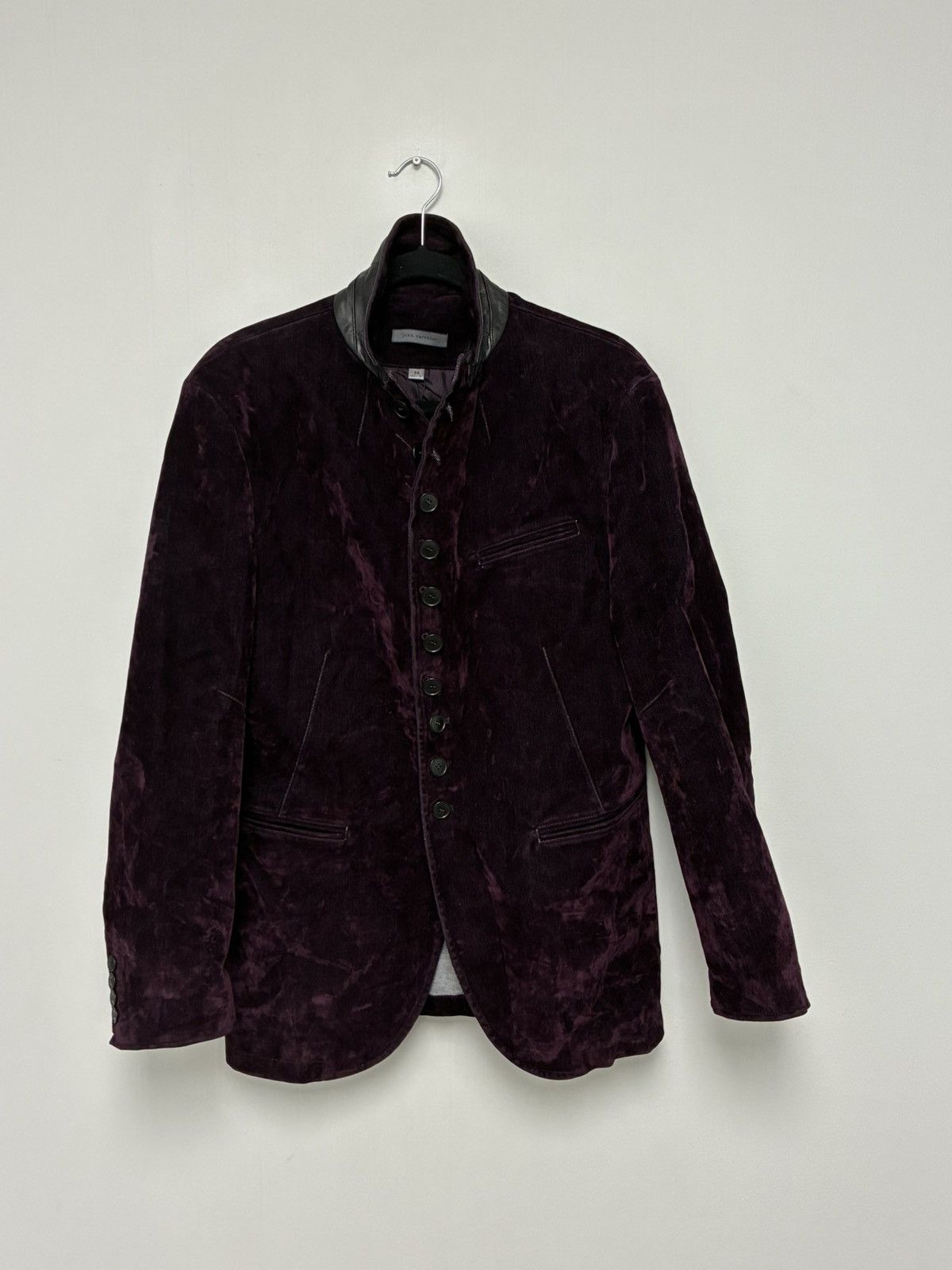 John Varvatos Woodward flocked velvet jacket EU 50 USA 40 Size US M / EU 48-50 / 2 - 11 Thumbnail
