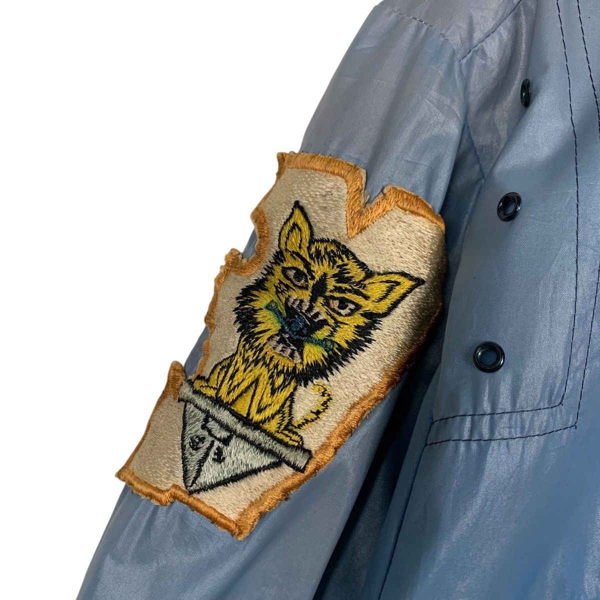 Vintage AMVETS World War II Korea Vietnam Nylon Jacket #2432-C109 Size US M / EU 48-50 / 2 - 10 Thumbnail