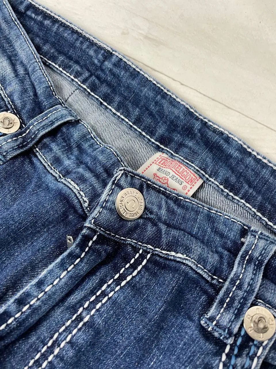 True Religion Vintage True Religion Ricky Super T Denim Jeans Japan Size US 36 / EU 52 - 5 Thumbnail