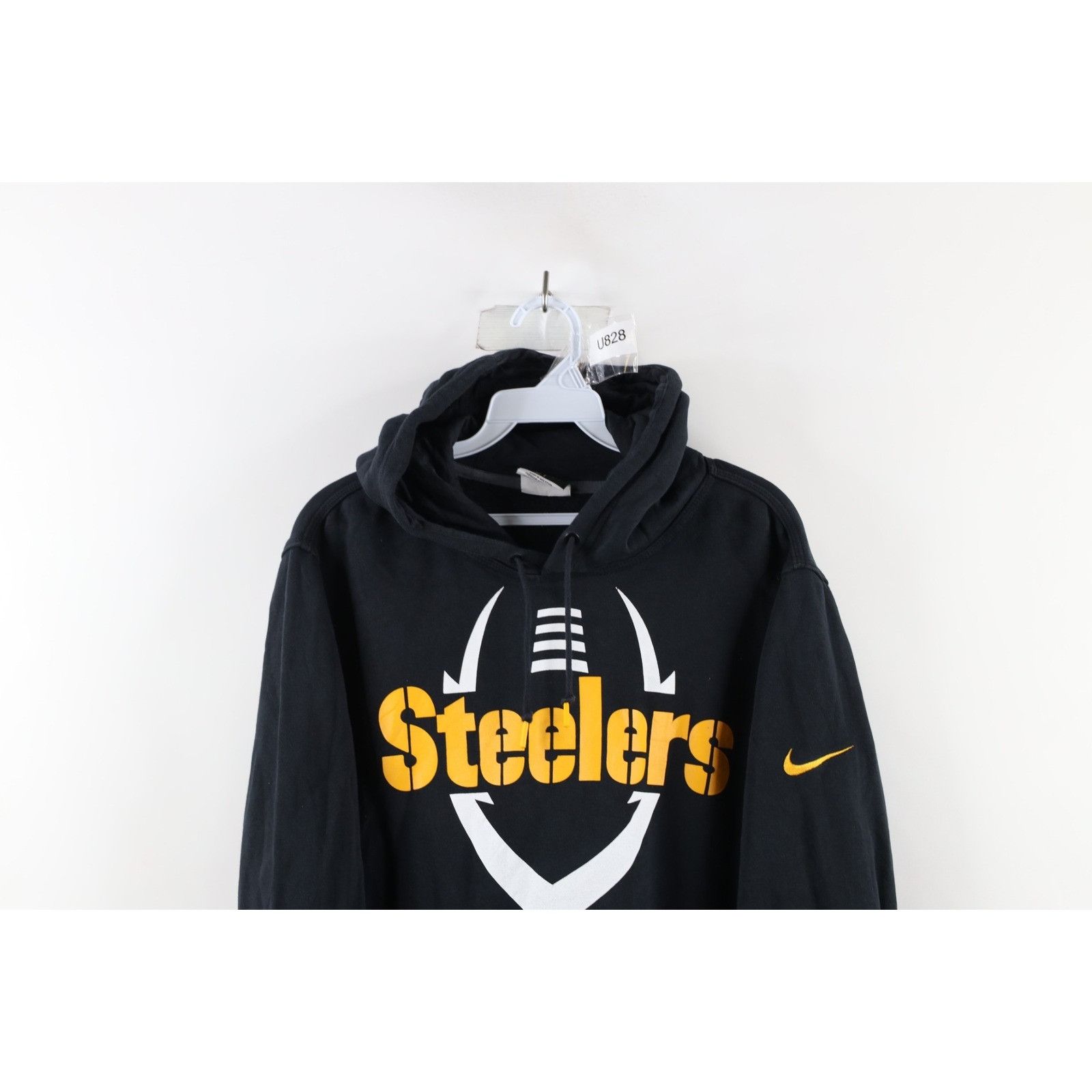 Nike Nike Spell Out Pittsburgh Steelers Football Hoodie Size US M / EU 48-50 / 2 - 2 Thumbnail