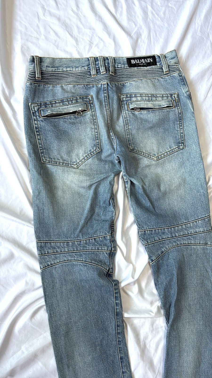 Balmain Balmain FW10 Decarnin Biker Jean Size US 31 - 4 Thumbnail