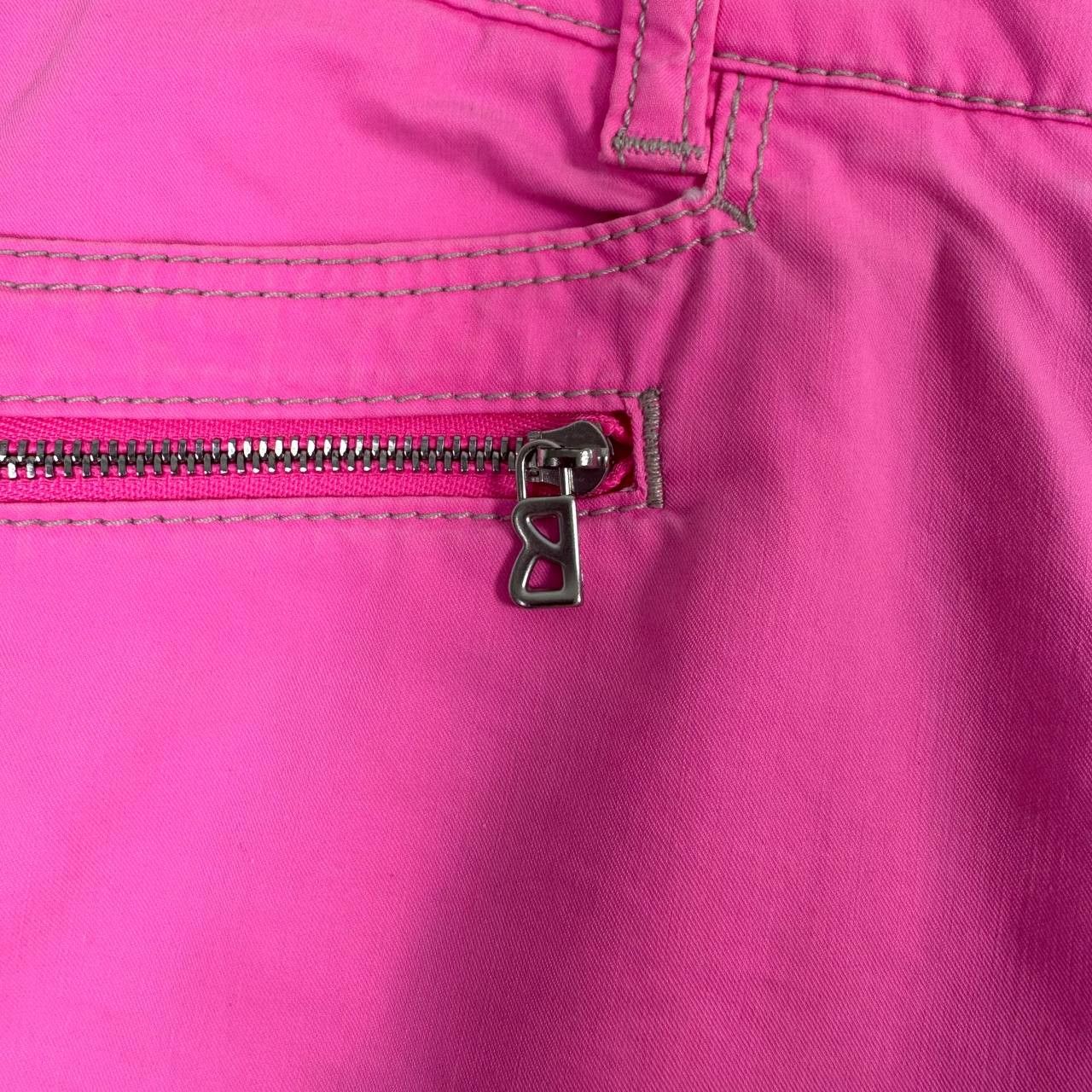 Bogner Bogner Womens Pink Shorts Luxury Designer Cotton Size M Size 32" / US 10 / IT 46 - 6 Thumbnail