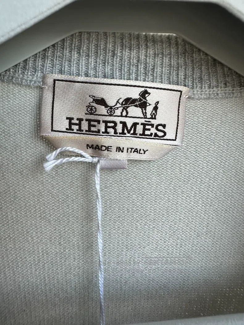 Hermes Hermes 25 Spring/Summer men's cashmere long sleeve knitwea Size US XL / EU 56 / 4 - 2 Thumbnail