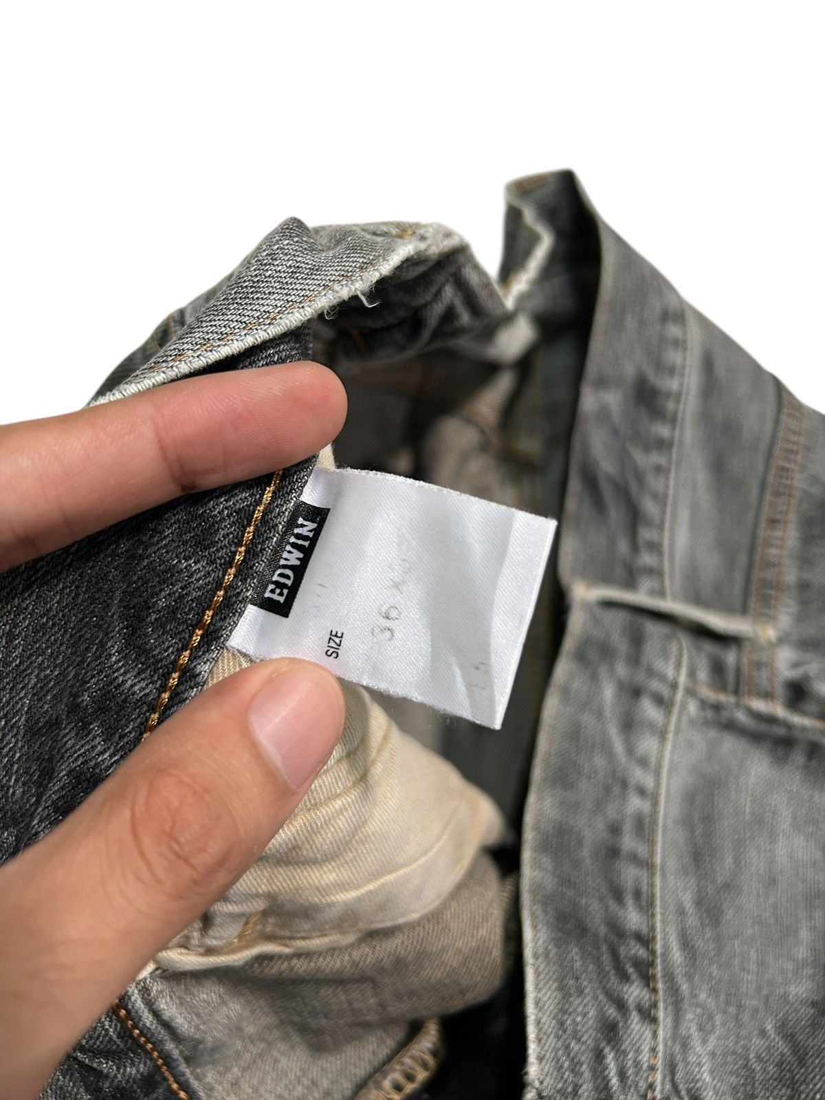 Japanese Brand × Kapital × Vintage Edwin Selvedge Vintage Distressed Denim Jeans Size US 35 - 10 Thumbnail