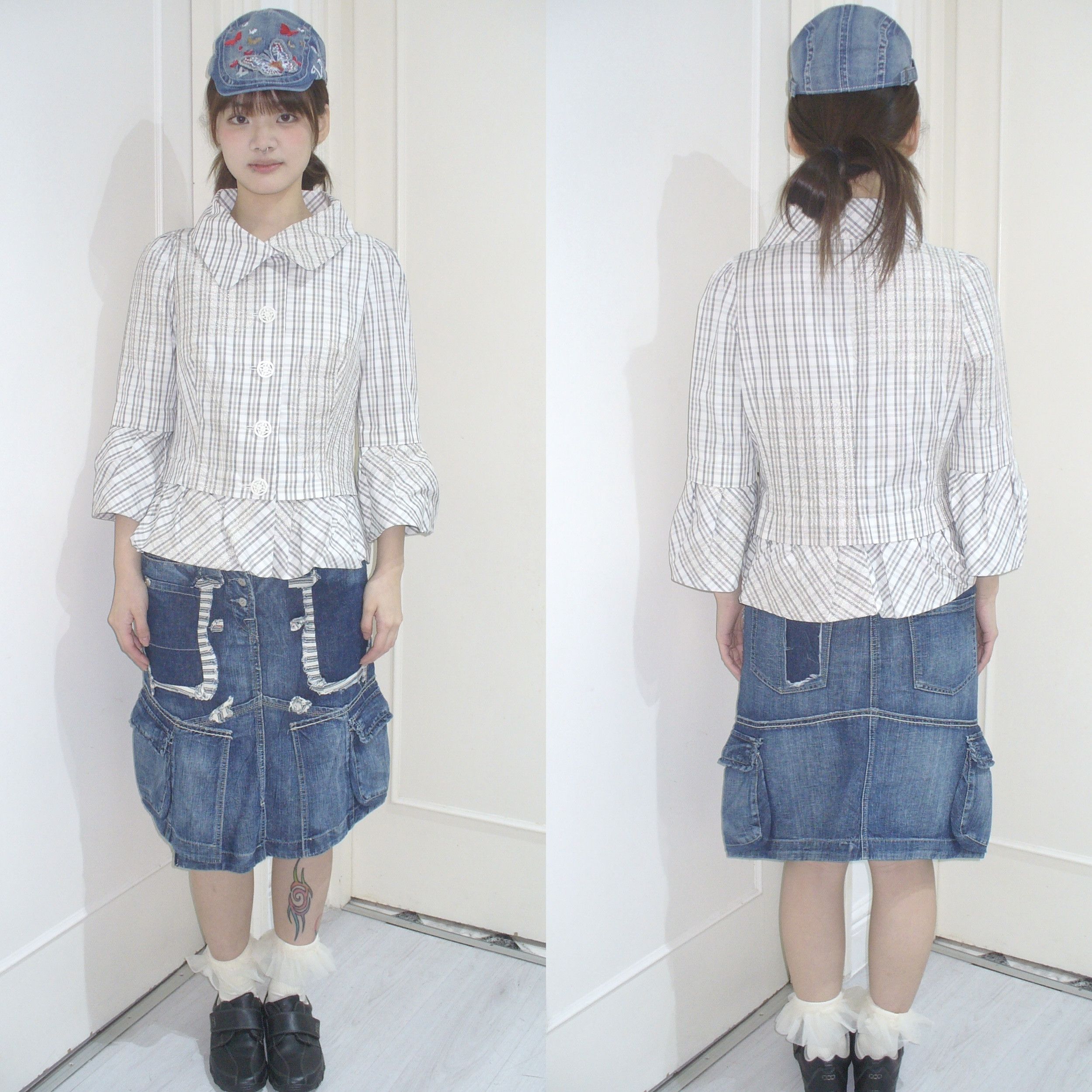 Marithe + Francois Girbaud Marithe Francois Girbaud functional denim skirt Size 27" / US 4 / IT 40 - 5 Thumbnail