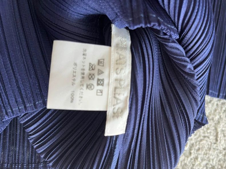 Issey Miyake issey miyake size:3 Navy blue short-sleeved top Size XXS / US 00 / IT 34 - 6 Thumbnail