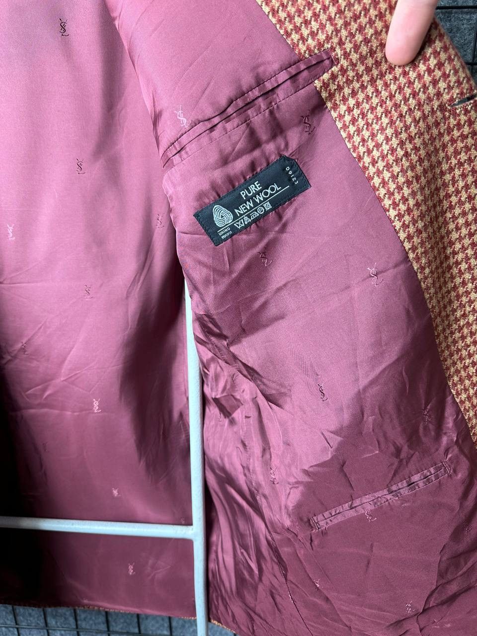 Vintage × Yves Saint Laurent Vintage Yves Saint Laurent blazer wool Size 52 R Size 52R - 6 Thumbnail