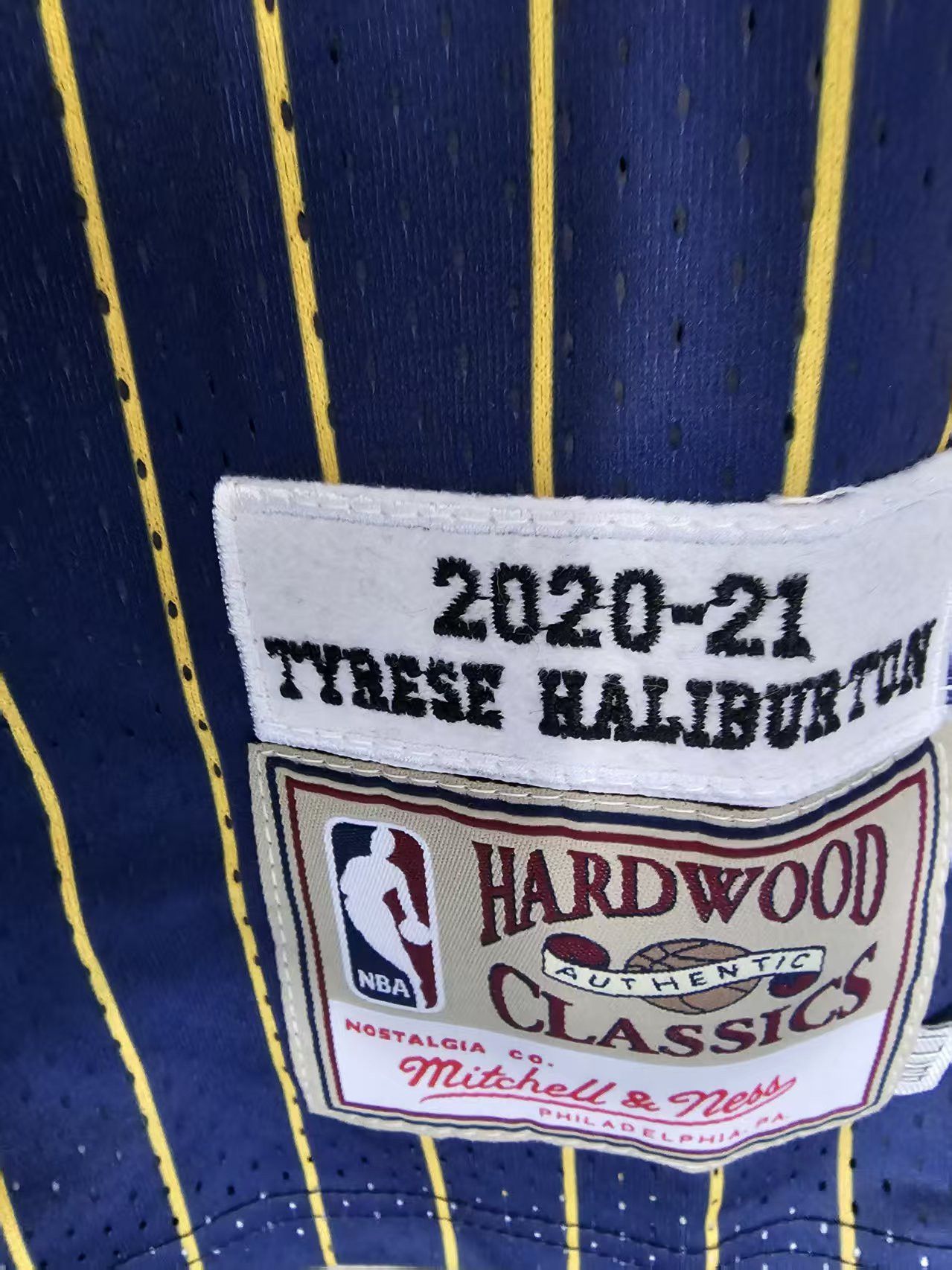 NBA Tyrese Haliburton Jersey Indiana Pacers 0 Double Stitched Size US XXL / EU 58 / 5 - 4 Thumbnail
