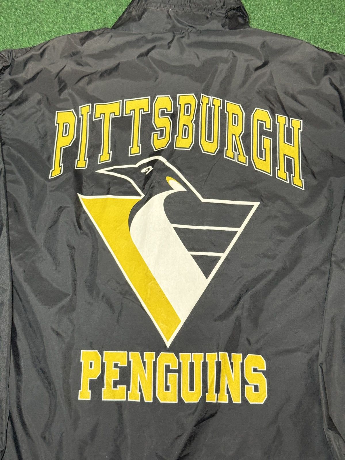 Apex Vtg 90s Pittsburgh Penguins Apex One Retro Logo M/L Jacket Size US L / EU 52-54 / 3 - 2 Thumbnail