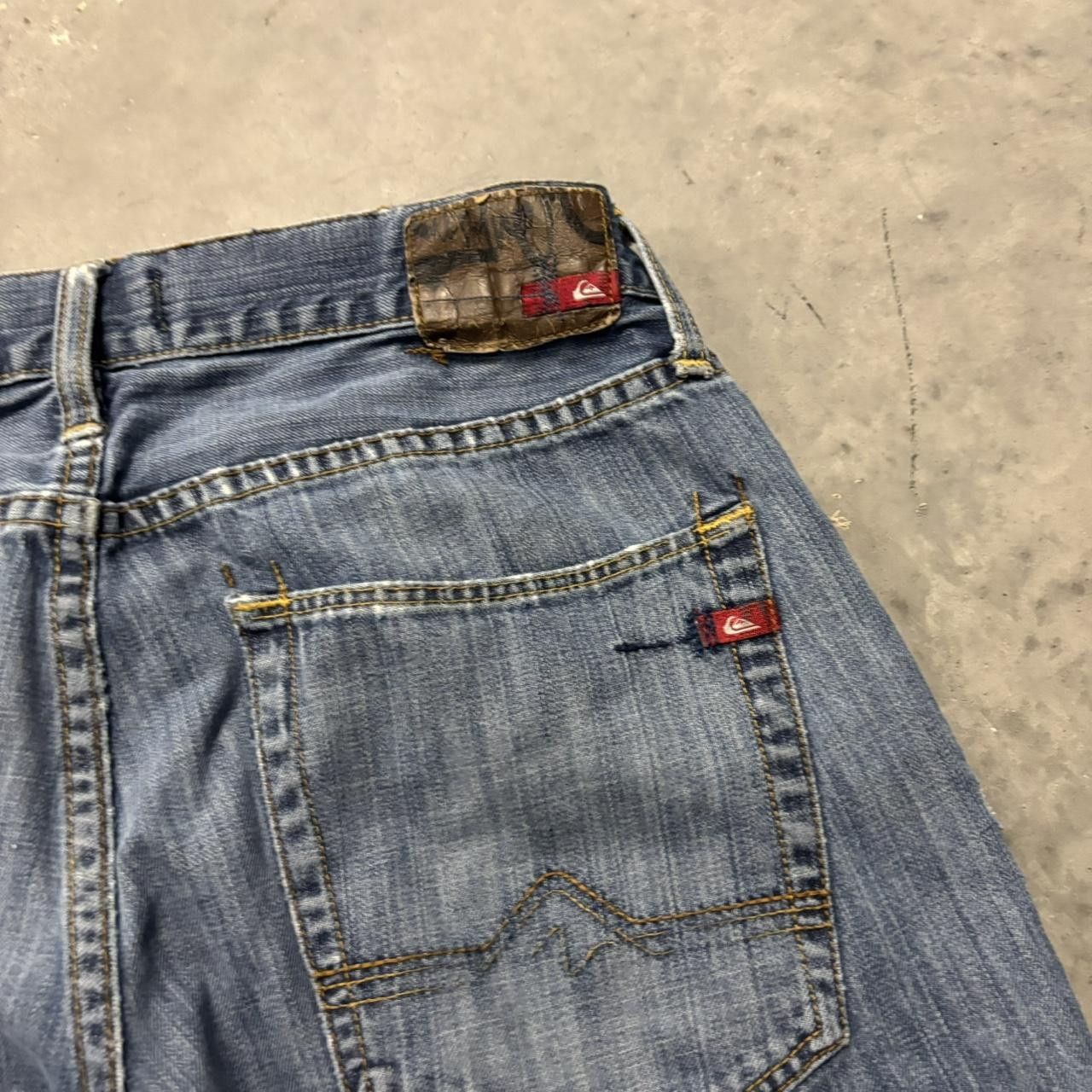 Japanese Brand × Vintage Crazy Vintage Y2K/2000s Grunge Medium Wash Distressed Denim Jeans! Size US 30 / EU 46 - 7 Thumbnail