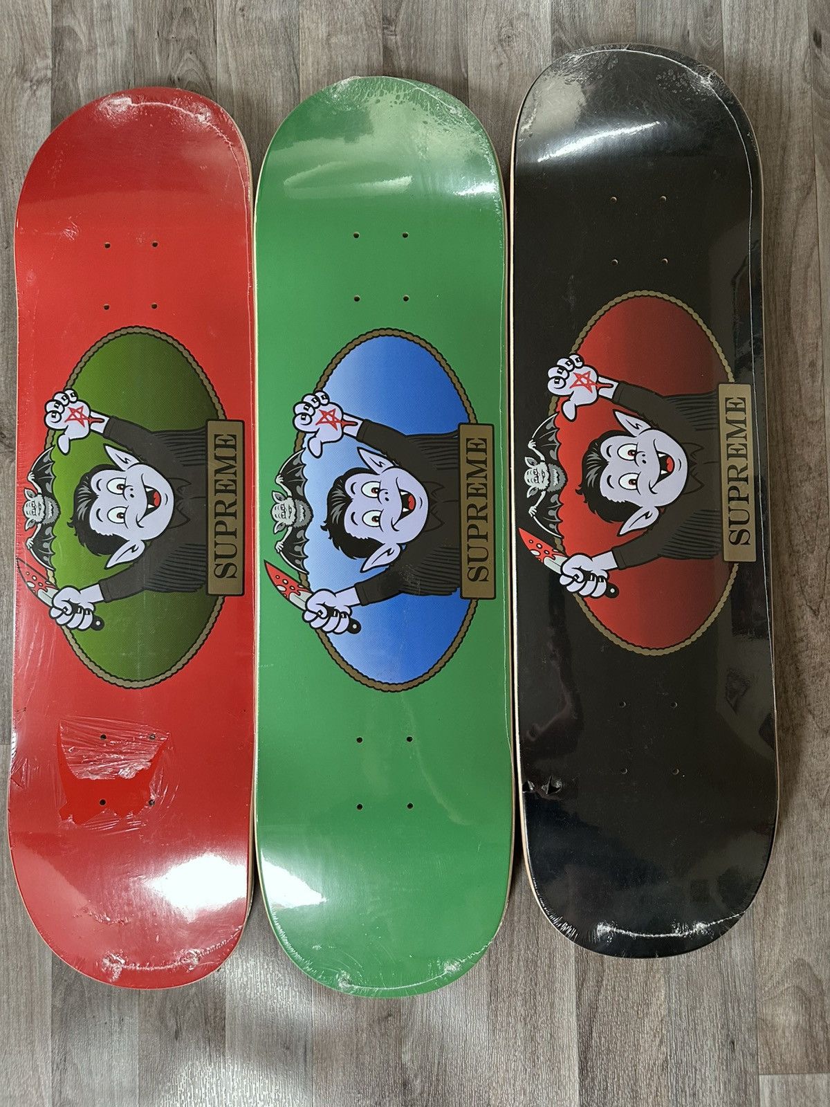 Supreme Vampire Boy Skateboard Deck Set