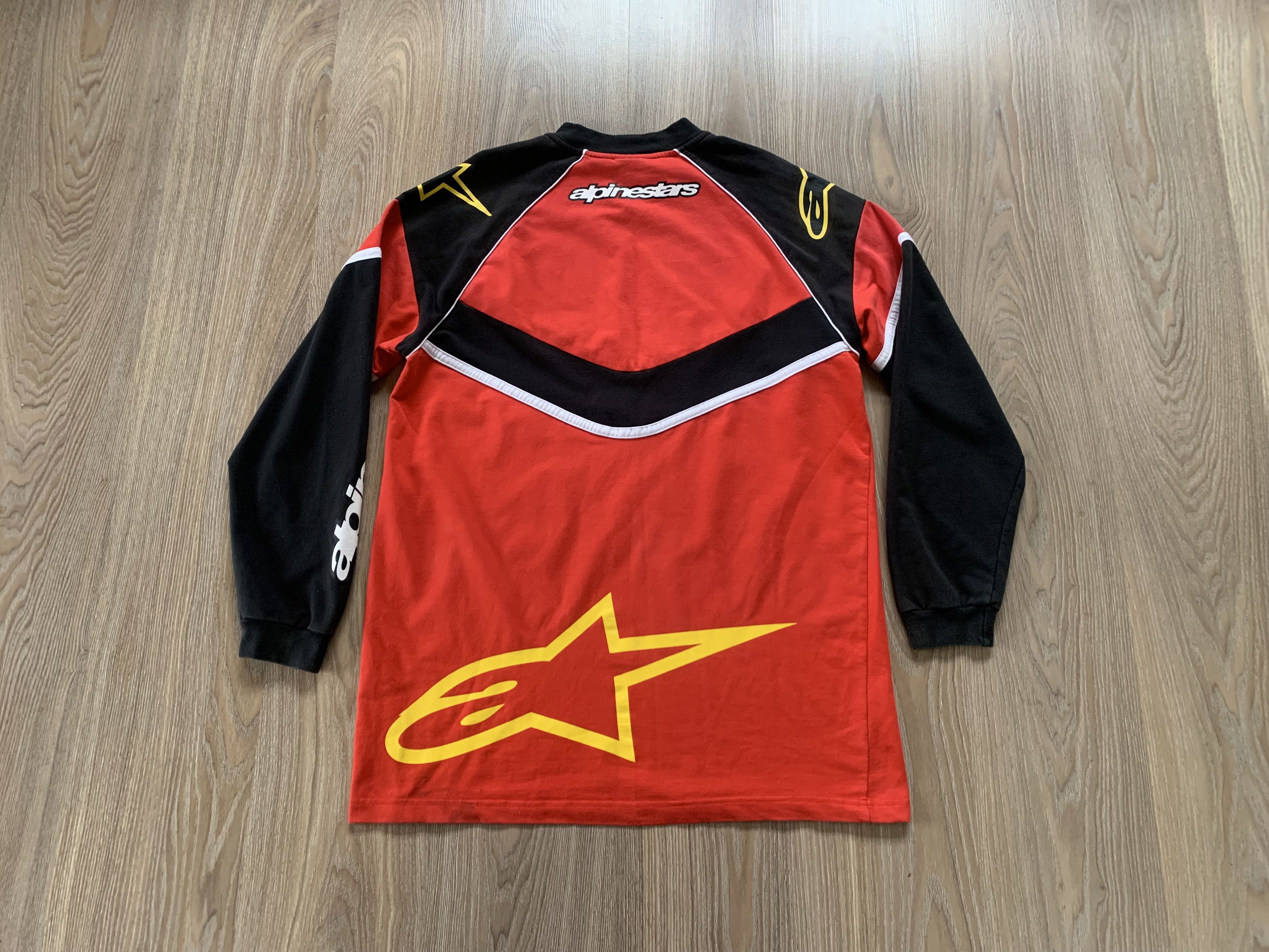 Alpinestars Vintage Alpinestars Motocross Long Sleeve Shirt Size US L / EU 52-54 / 3 - 3 Thumbnail